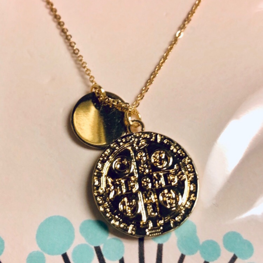 Delicate Coin Pendant Necklace - Picture 2 of 7